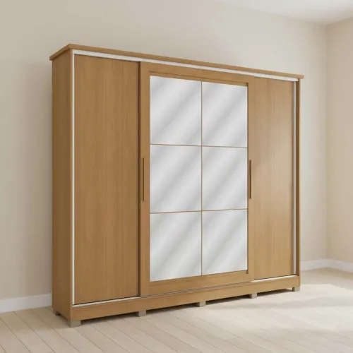 Placard 4 Puertas Mdp Natural-beige Heritage en Beige - Roperos y placares, Uruguay | Divino