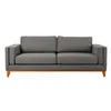 Sillón 3 Cuerpos Tela-premium Gris Luxor Premium Easy Clean Gris Osc en Gris - Sillones y sofás, Uruguay | Divino, vista 2 de 7