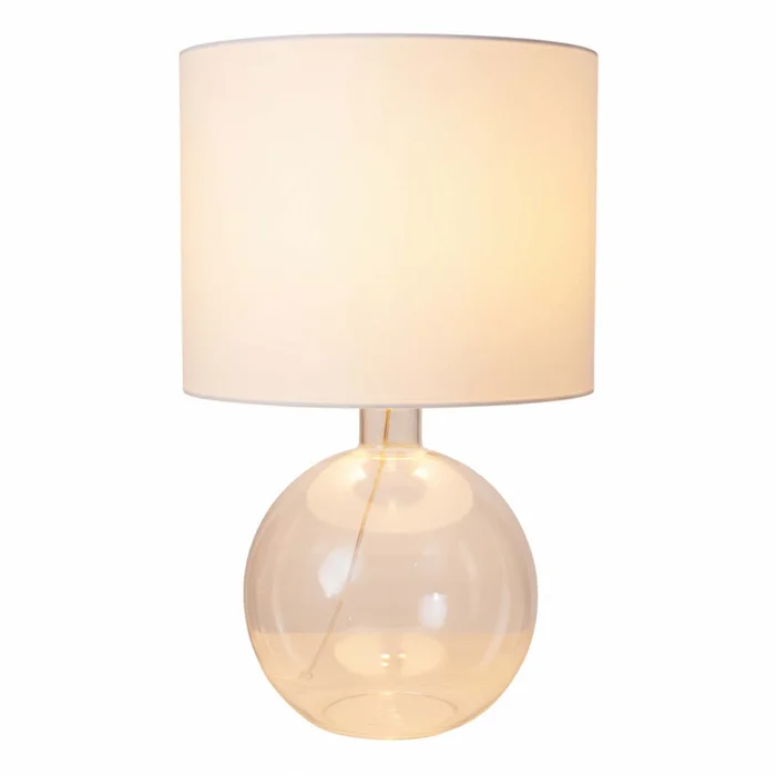 Vidrio Transparente Lámpara de mesa ml en Blanco - Lámparas de mesa, Uruguay | Le Blanc, vista 2