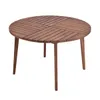 Mesa de Patio Madera de Teca - Caraíva 120cm en Marrón - Muebles para el exterior, Uruguay | Rústico Hogar, vista 1 de 4