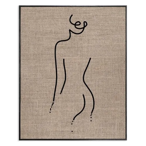 CUADRO CANVAS 40x50cm MARCO SILUETA ARPILLERA1 - Decoración de pared, Uruguay | Decohogar