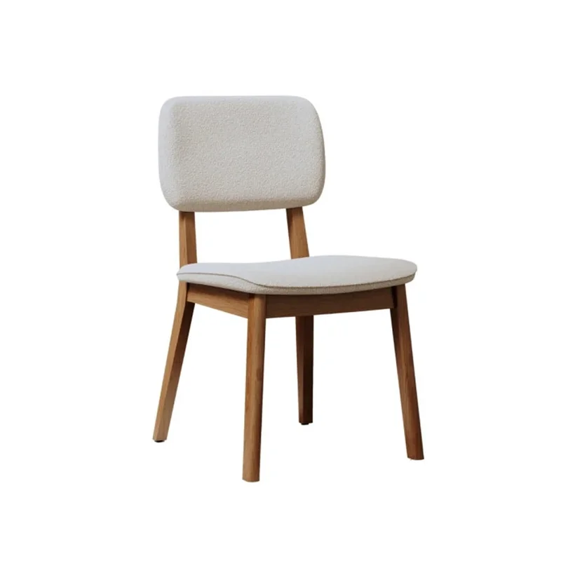 Silla de Comedor - Línea Nevada - Boucle/Natural en Blanco - Sillas, Uruguay | Ecowood, vista 3