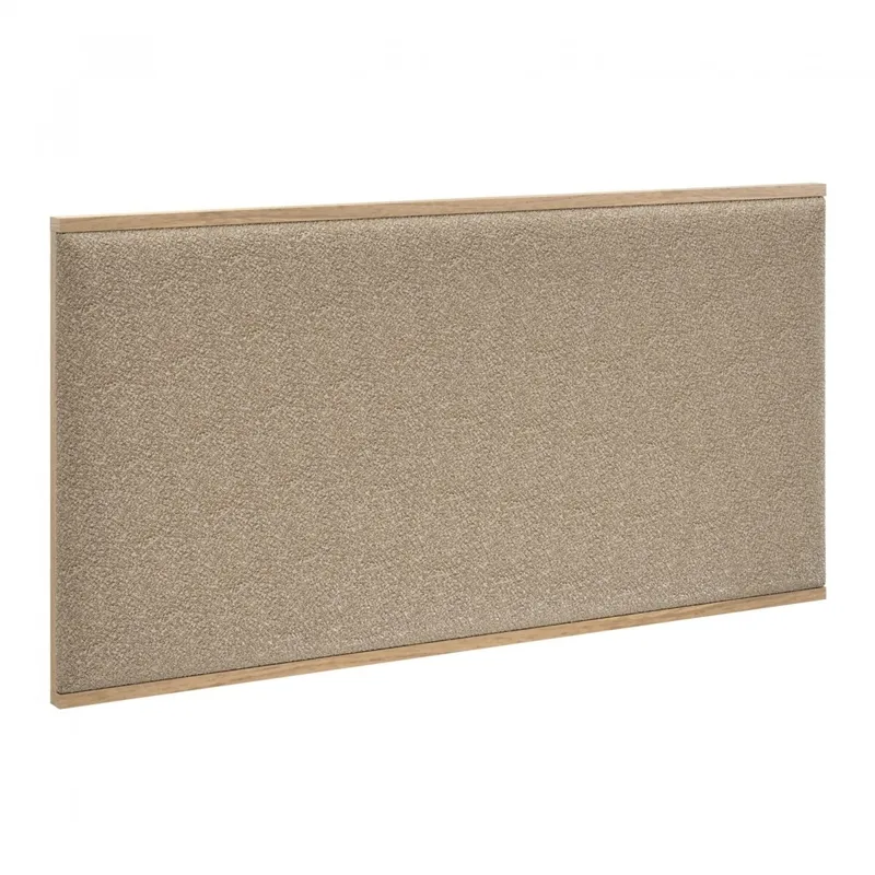 Respaldo King tapizado Bouclé Uma - Moderna - Hanover en Beige - Respaldos de cama, Uruguay | Rústico Hogar