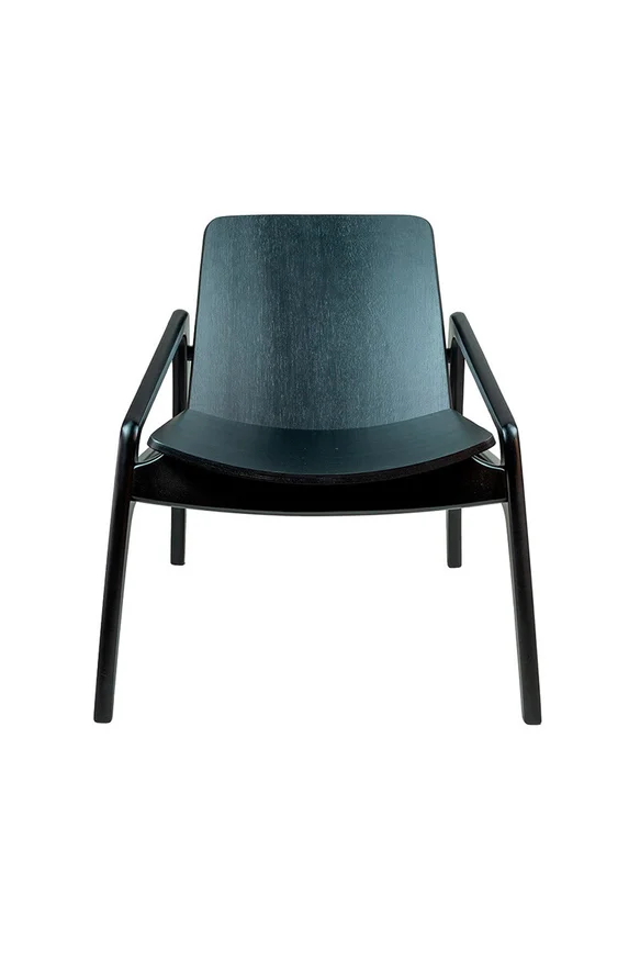 POLTRONA BALDER MADERA NEGRA 63X70X69H CM - Butacas, banquetas y puffs, Uruguay | Vinibel, vista 2