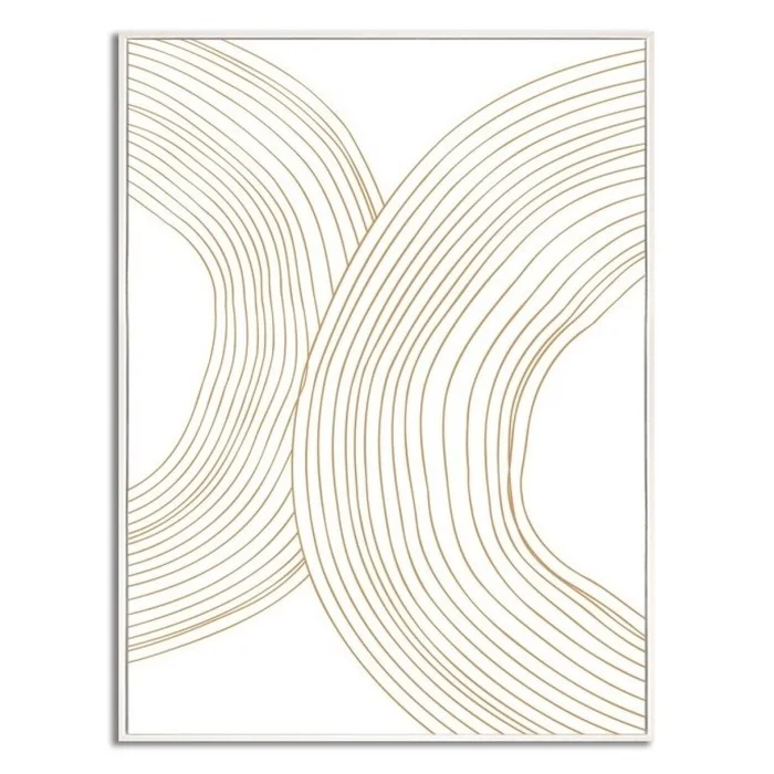 CUADRO CANVAS 30x40cm MARCO FIGURAS BEIGE 3 en Beige - Decoración de pared, Uruguay | Decohogar