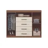 Comodas Cajoneras 2 Puertas 4 Cajones Dormitorio Jatoba Arena - Cómodas, Uruguay | Muebles Express, vista 2 de 4