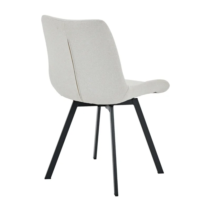 Silla Giratoria Telaio - Tela Rústica - W3 (Beige) en Beige - Butacas, banquetas y puffs, Uruguay | Nyr, vista 4