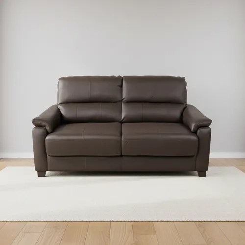 Sofa 2 Cuerpos Cuero-100-natural Marron Venecia Choc. en CHOC. - Sillones y sofás, Uruguay | Divino
