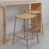 Banqueta de barra en cuerda náutica beige y aluminio en Beige - Butacas, banquetas y puffs, Uruguay | Entrecasa, vista 4 de 5