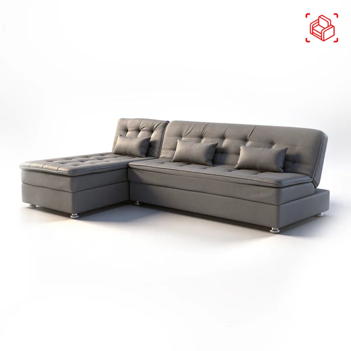 Sillón Tela Gris Penelope Grafito en Gris - Sillones y sofás, Uruguay | Divino, vista 5