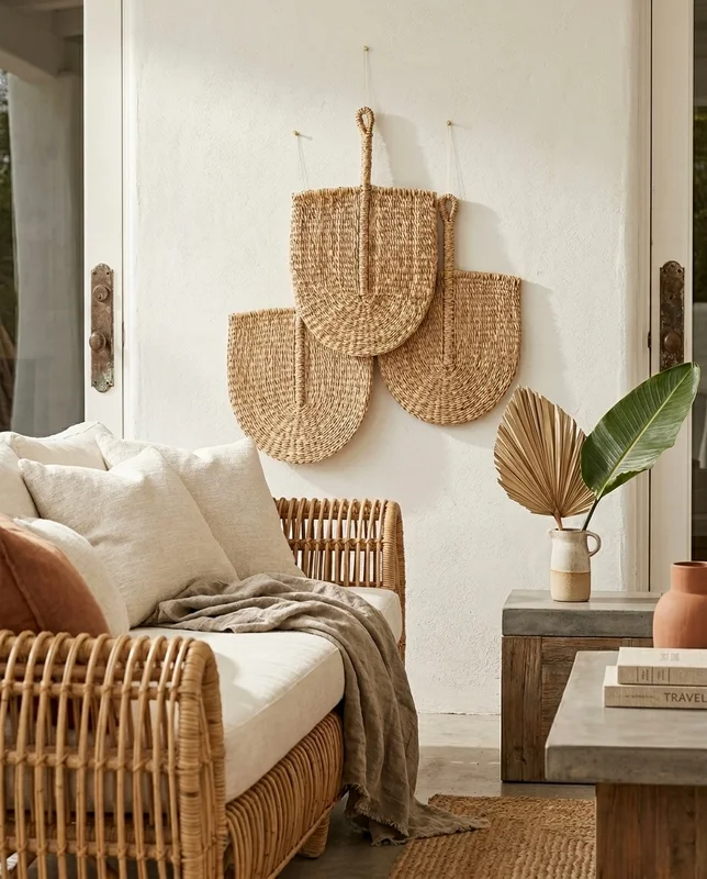 Abanico Ilusión en Madera natural - Decoración de pared, Uruguay | Indrana, vista 4