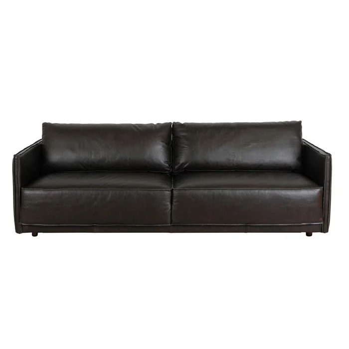 Sillón Cuero-100-natural Negro Romeo en Negro - Sillones y sofás, Uruguay | Divino, vista 3