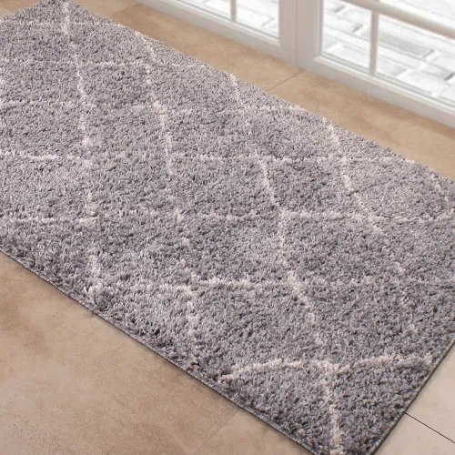 Alfombra Shaggy Magnolia Jacquard 100x150 - Textiles, Uruguay | Tiendas Montevideo