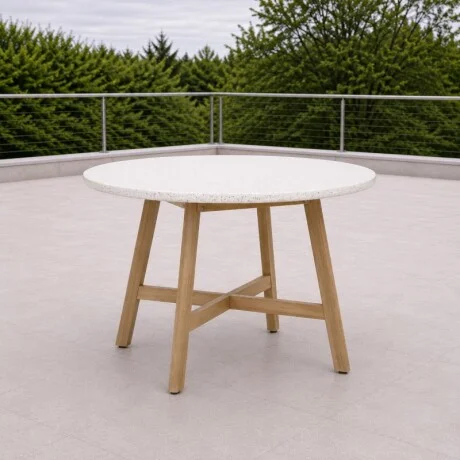Talara Mesa De Comedor Redonda 120cm - Muebles para el exterior, Uruguay | Aihaus