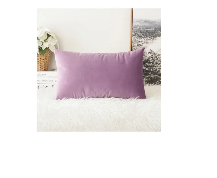 Almohadón Velvet Violet en Violeta - Textiles, Uruguay | Finkel