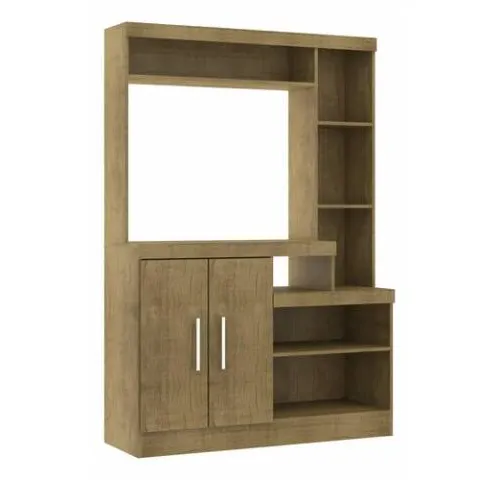 Rack Modular 2p y estantes Terracota Demolicion - Muebles para TV, Uruguay | Que Sal Muebleria