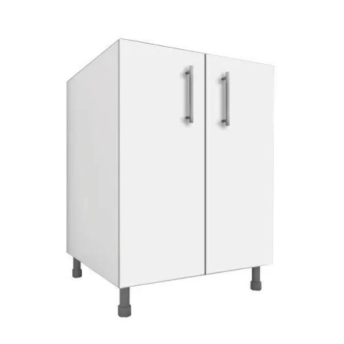 Bajo Mesada Mueble Cocina 2 Puertas Blanco Czb61 en Blanco - Sillones y sofás, Uruguay | Soy Hogar