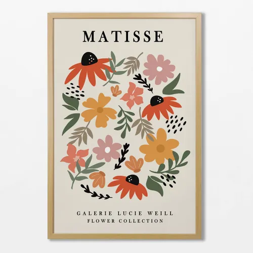 Matisse - Flower Collection en Multicolor - Láminas, Uruguay | La Cuadrería