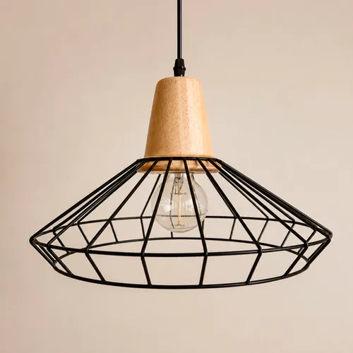 Lámpara de techo industrial Edison en Negro - Lámparas colgantes, Uruguay | Alta Gracia Deco