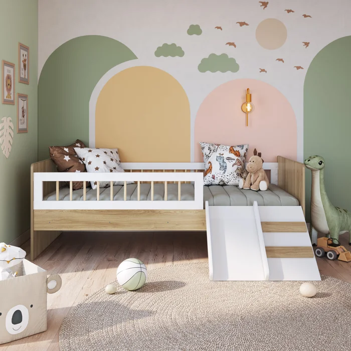 Cama Emma – Con Tobogán – Marron - Dormitorio, Uruguay | RM Muebles y Deco, vista 2