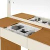 Tocador Espejo Grande Led - Studio - FIT - Marrón en Marrón - Escritorios y sillas de escritorio, Uruguay | Ecowood, vista 3 de 5