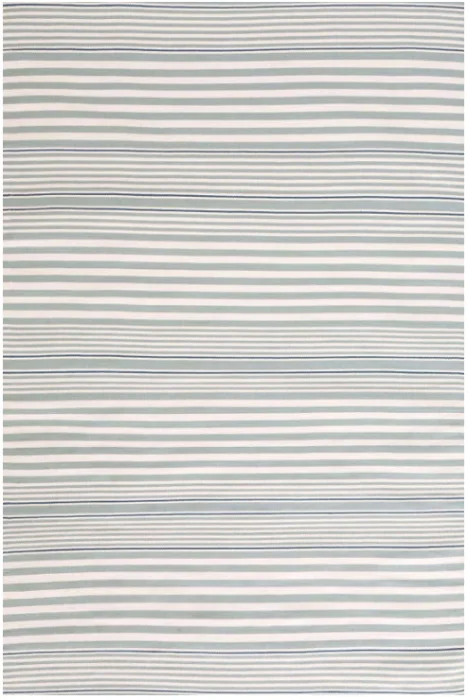 RUGBY STRIPE LIGHT BLUE/IVORY INTERIOR/EXTERIOR en Celeste - Textiles, Uruguay | Sentido Jose Ignacio