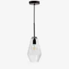 Lámpara de techo Mao de cristal - Ø 17 cm en Transparente - Lámparas colgantes, Uruguay | Kavehome, vista 1 de 3
