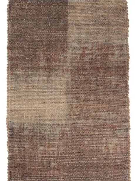 Alfombra ENGSYRE 70x140 natural/berenjena en Multicolor - Textiles, Uruguay | JYSK