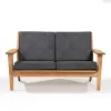 SOFA LOTUS 2 LUGARES ACQUABLOCK NEGRO 144x87x86CM JATOBA - Muebles para el exterior, Uruguay | Vinibel, vista 2 de 10