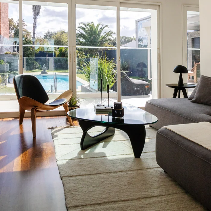 Mesa Noguchi - Madera negra en Negro - Mesas de living, Uruguay | Walnut, vista 3