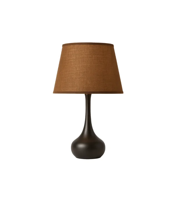 L. MESA LIA 25X42 en Marrón - Lámparas de mesa, Uruguay | Más Infinito Casa