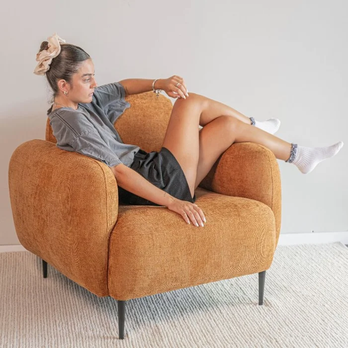 Sofá Giovanni - 1 cuerpo / Terracota - Sillones y sofás, Uruguay | Fábrica Italiana, vista 3