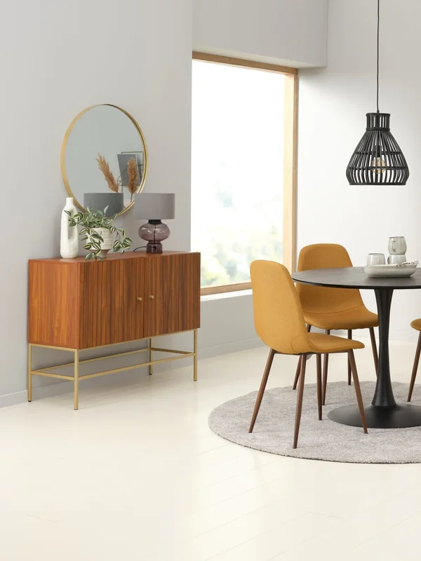 Espejo MARSTAL Ø70 dorado en Amarillo - Espejos, Uruguay | JYSK, vista 3