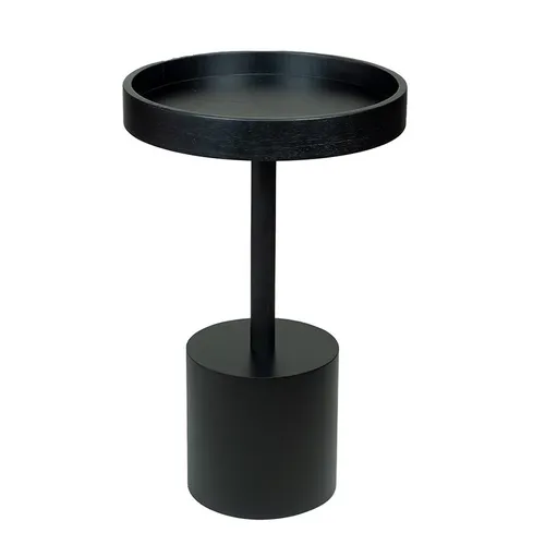 MESA LATERAL STAR M NEGRA 35X35X55H CM, Uruguay | Vinibel