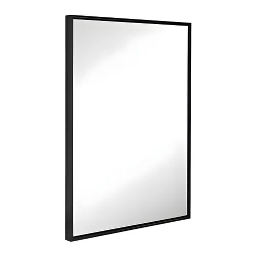 ESPEJO ALUMINIO 60x90CM NEGRO en Negro - Espejos, Uruguay | Decohogar