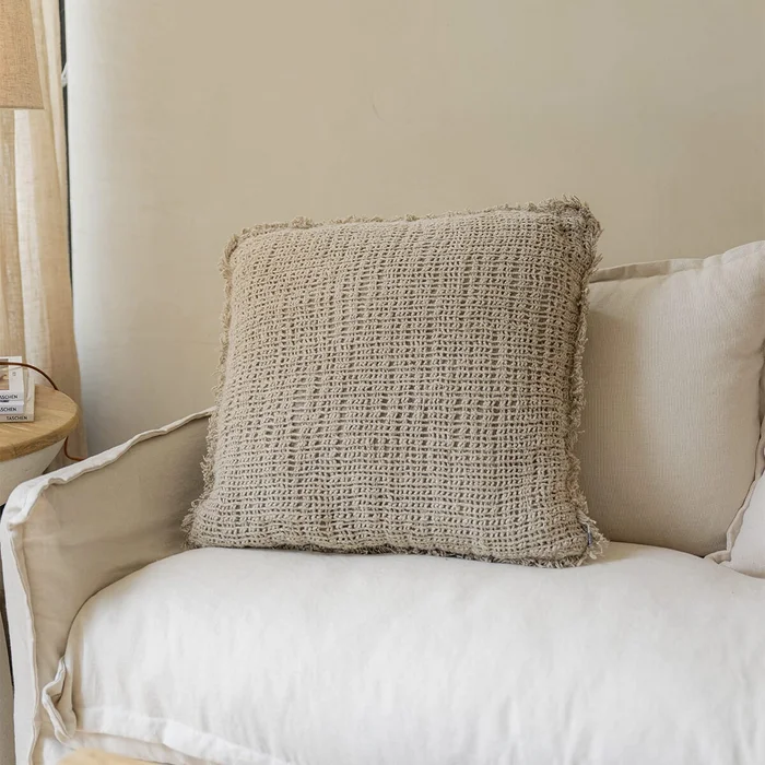 Almohadón Pany en Beige - Textiles, Uruguay | De Arcos