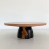 Pie de torta alta base negra y flecos – 30cm - Decoración, Uruguay | Dreams On Time, vista 6 de 13