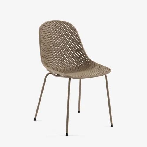Silla Quinby - beige en Beige - Sillas, Uruguay | Kavehome