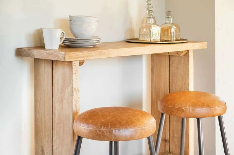 BARRA DE BAR - NATURAL en Madera natural - Mesas de comedor, Uruguay | La Iberica, vista 4