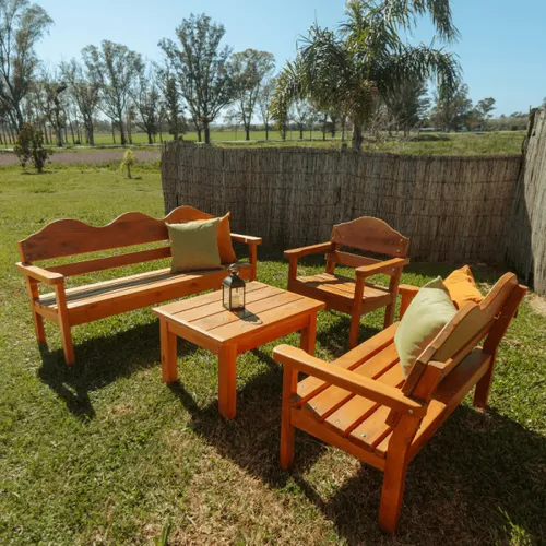 Juego de Exterior Sillón Clásico — Serra Amoblamientos en Madera natural - Muebles para el exterior, Uruguay | Serra Amoblamientos