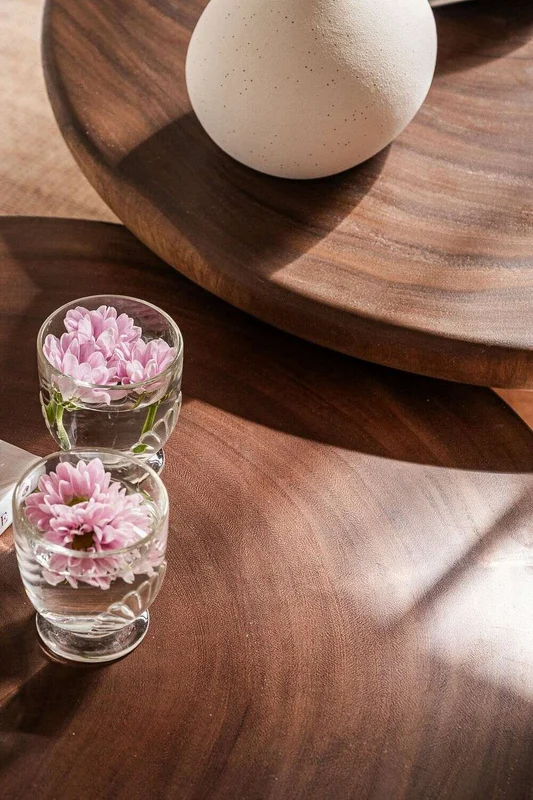 MESA ALMOND - SUAR TOSTADO - DIAMETRO 70 CMS en Marrón - Mesas de living, Uruguay | La Iberica, vista 9