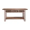 Consola - Mesa De Arrimo - Living Pino Natural-beige Am10 Nat/bco en Multicolor - Mesas de living, Uruguay | Divino, vista 3 de 4