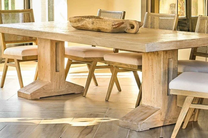 MESA COMEDOR PATAGONIA - 2.45 X 1.00 MTS en Madera natural - Mesas de comedor, Uruguay | La Iberica, vista 8