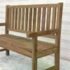 Banco de jardin 2 cuerpos Linea Naturale en Madera natural - Muebles para el exterior, Uruguay | La Cueva Muebles, vista 4 de 4