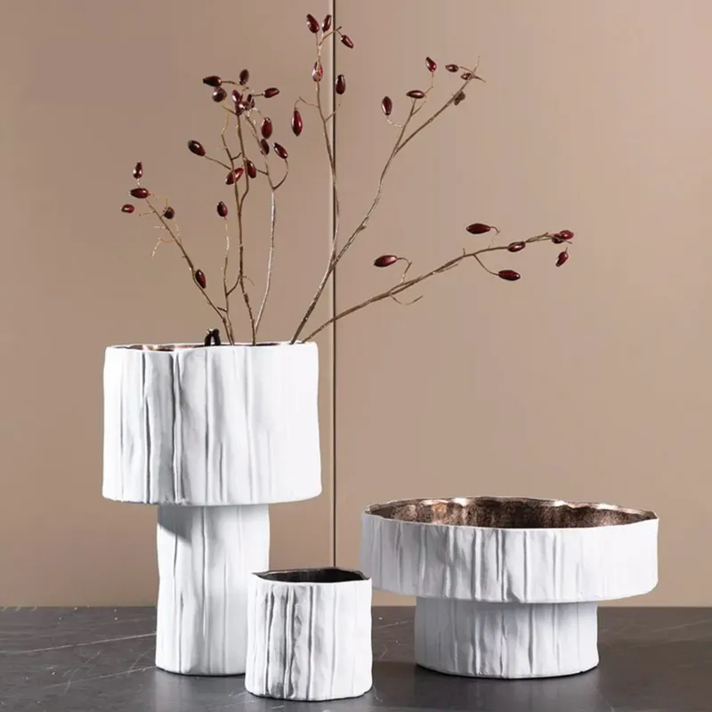 JARRON DENIM Blanco Small en Blanco - Decoración, Uruguay | Viasono