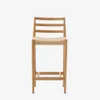 Taburete Analy respaldo madera maciza roble acabado natural y asiento cuerda 70cm FSC 100% en Madera natural - Butacas, banquetas y puffs, Uruguay | Kavehome, vista 7 de 10