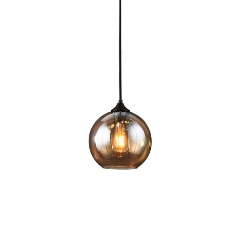 Lámpara Colgante Deco 1007 Dorado en Amarillo - Lámparas colgantes, Uruguay | Serlux