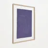 Cuadro Durkan de papel reciclado - azul 50 x 70 cm en Azul - Decoración de pared, Uruguay | Kavehome, vista 1 de 7