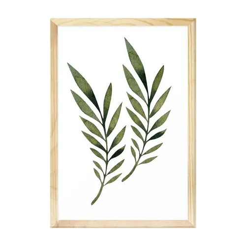 Cuadro / Lámina enmarcada 30x40CM Hojas y Plantas 3 - Decoración de pared, Uruguay | Alta Gracia Deco