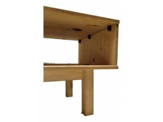 Mesa de centro Mel Linea Nordica en Madera Maciza en Madera natural - Mesas de living, Uruguay | Quesal, vista 5